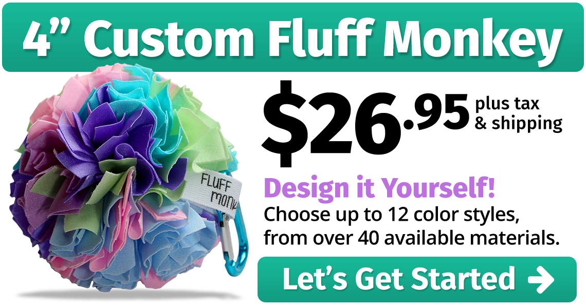 4-inch Custom Fluff Monkey